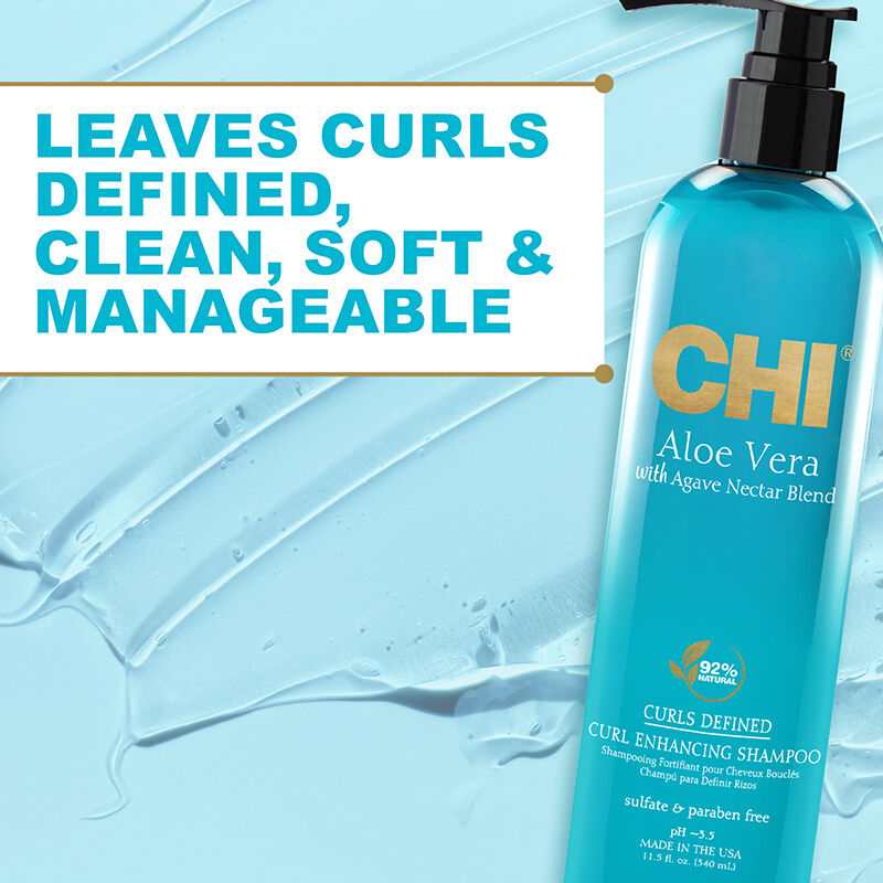 CHI Aloe Vera Curl Enhancing Shampoo 11.5 oz | CHI Hair